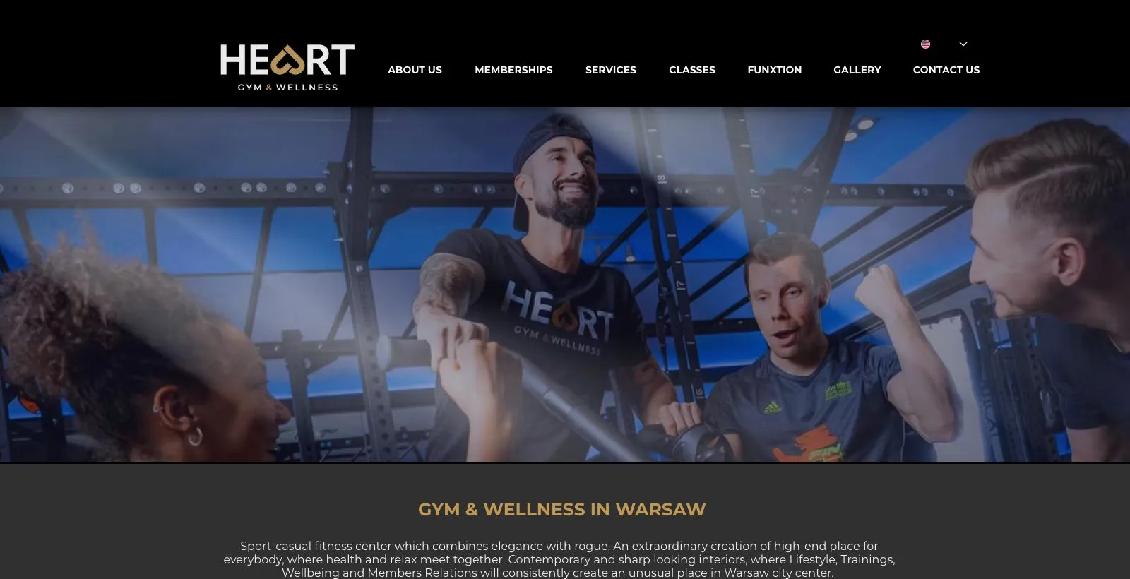 Screenshot of Heart Gym & Wellness, Warsaw