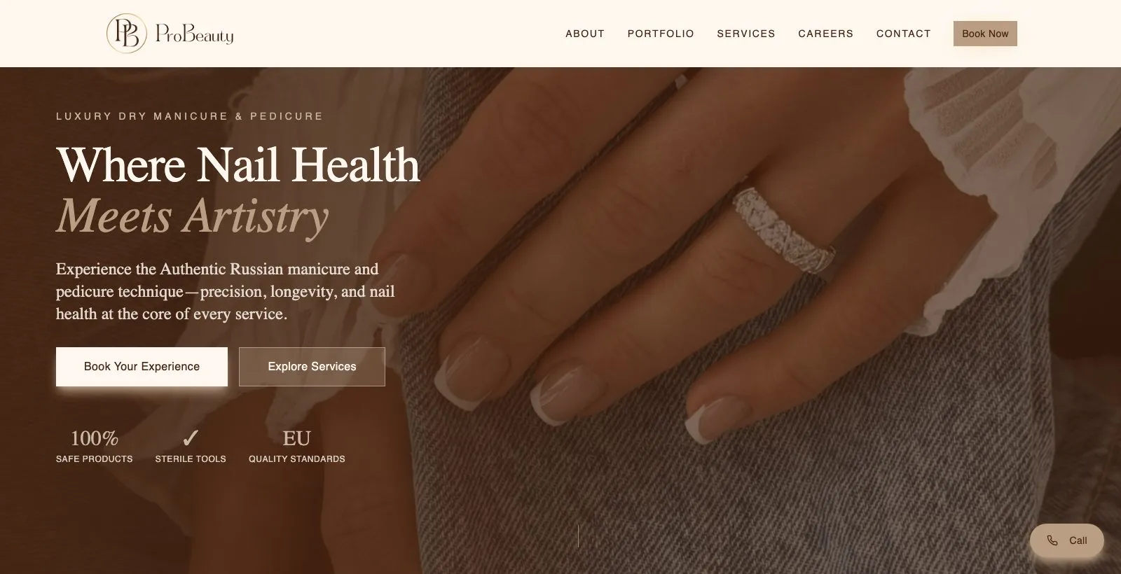 Screenshot of ProBeauty, Virginia Beach